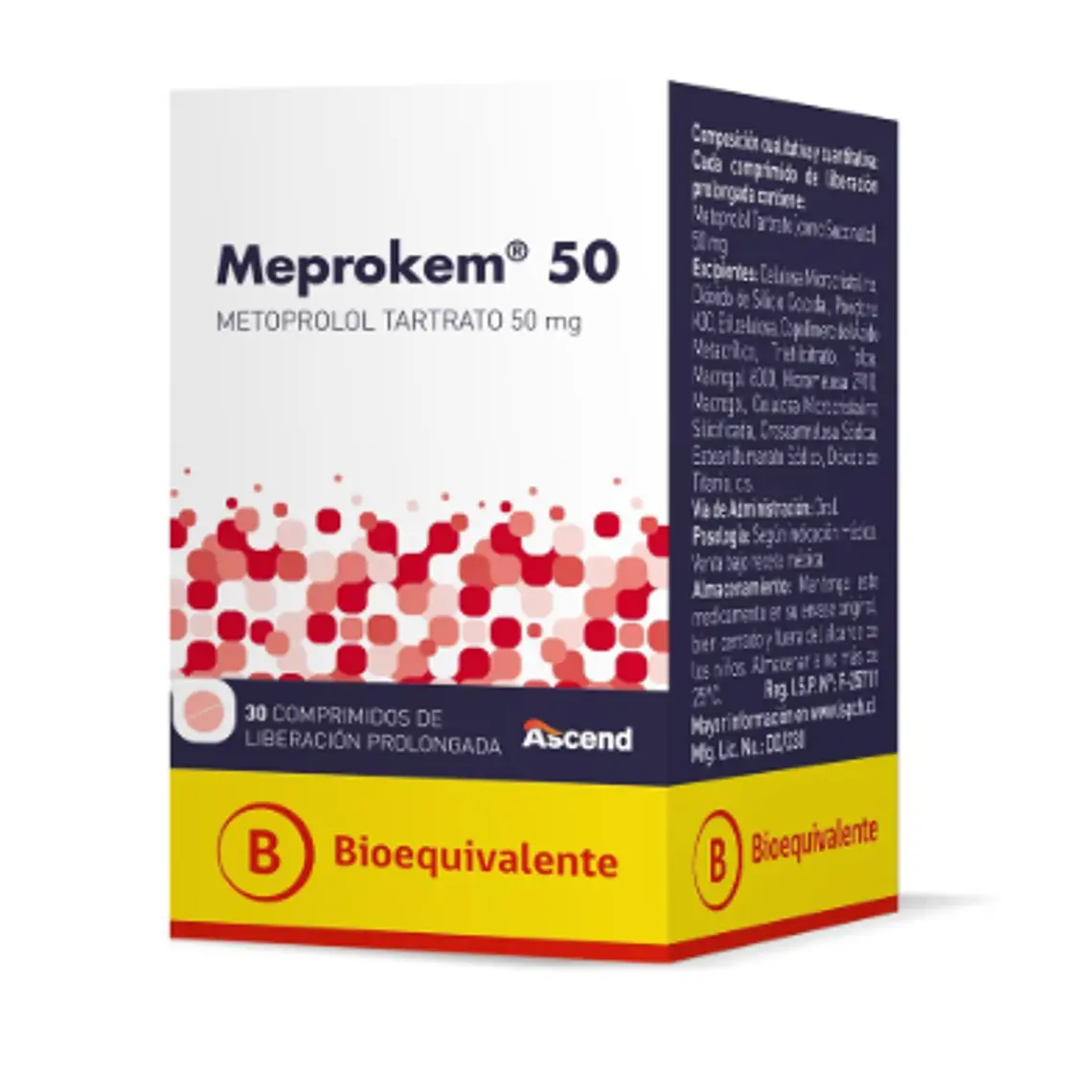 Meprokem Lp comprimidos 50 mg por 30 1