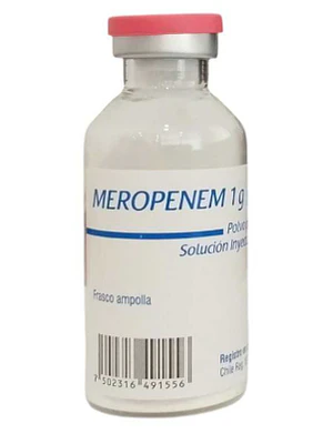 Meropenem 1 g Solución inyectable 10 Ampollas. Pisa