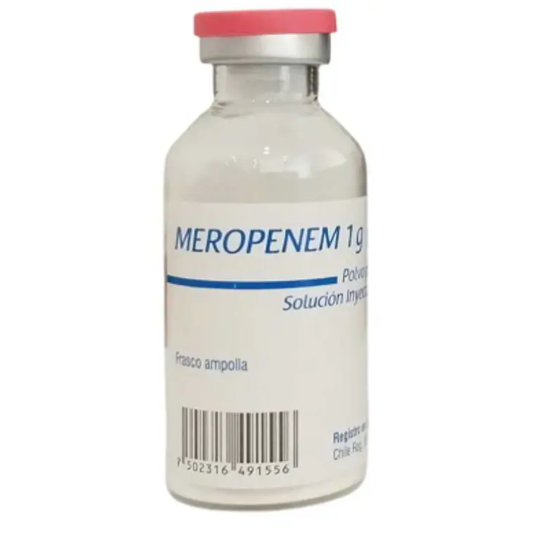 Meropenem 1 g Solución inyectable 10 Ampollas. Pisa 1