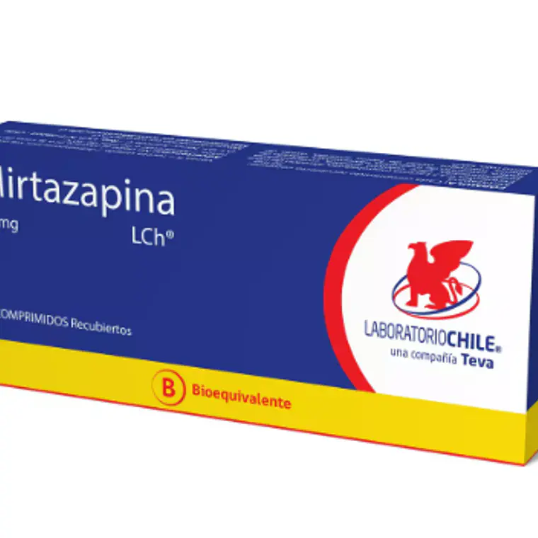 Mirtazapina (B) 30 mg 30 Comprimidos recubiertos. 1
