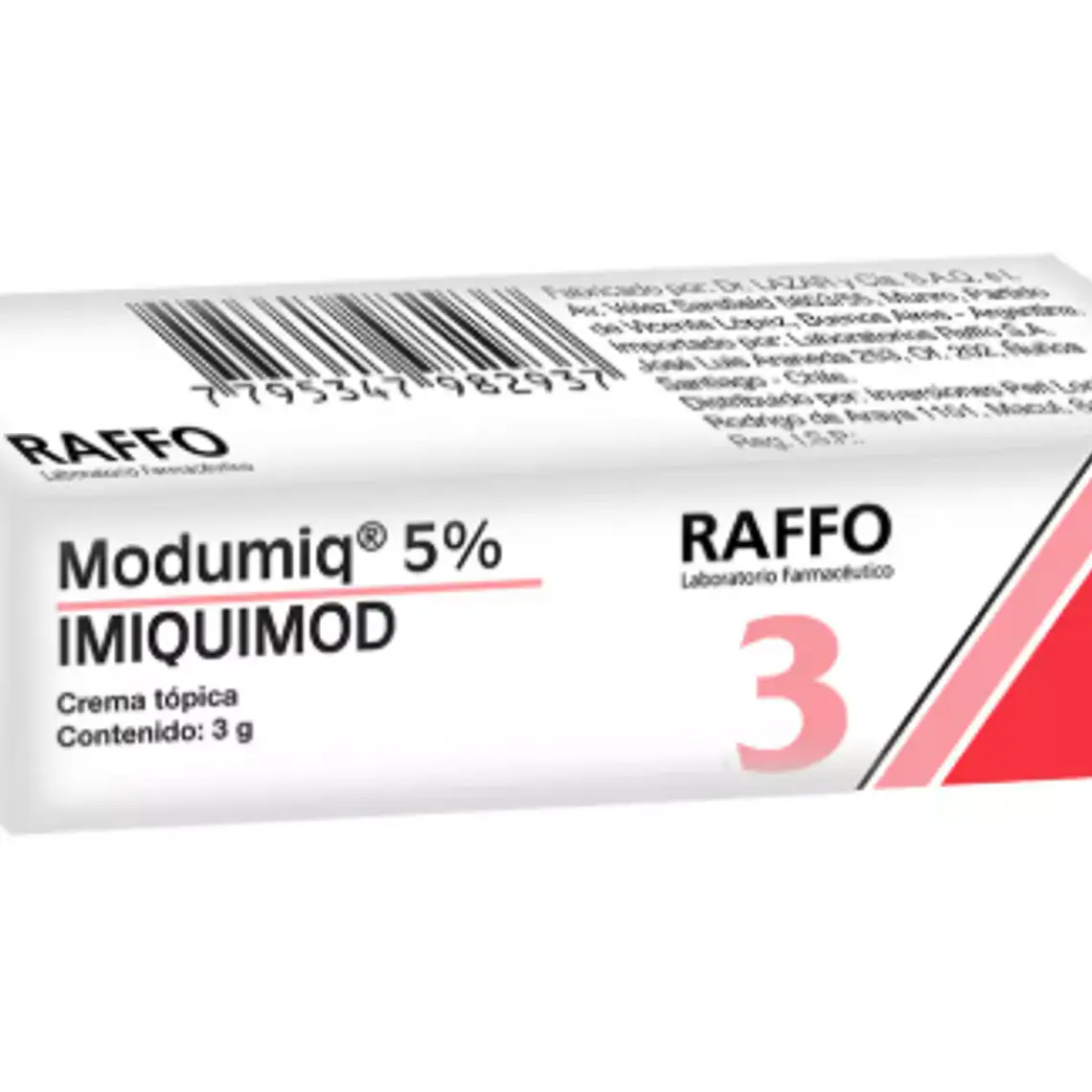 Modumiq Cre por 3  gramos 1