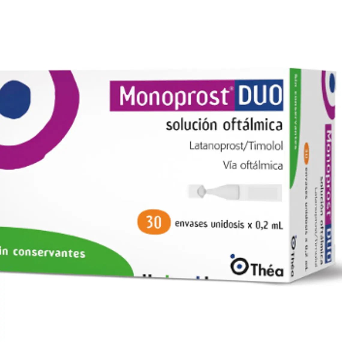 Monoprost Duo Solución oftálmica 30 Unidosis. 1