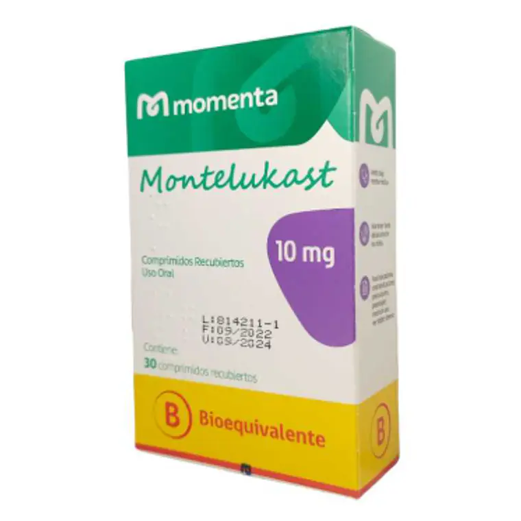 Montelukast (B) 10 mg 30 Comprimidos recubiertos. Eurofarma 1