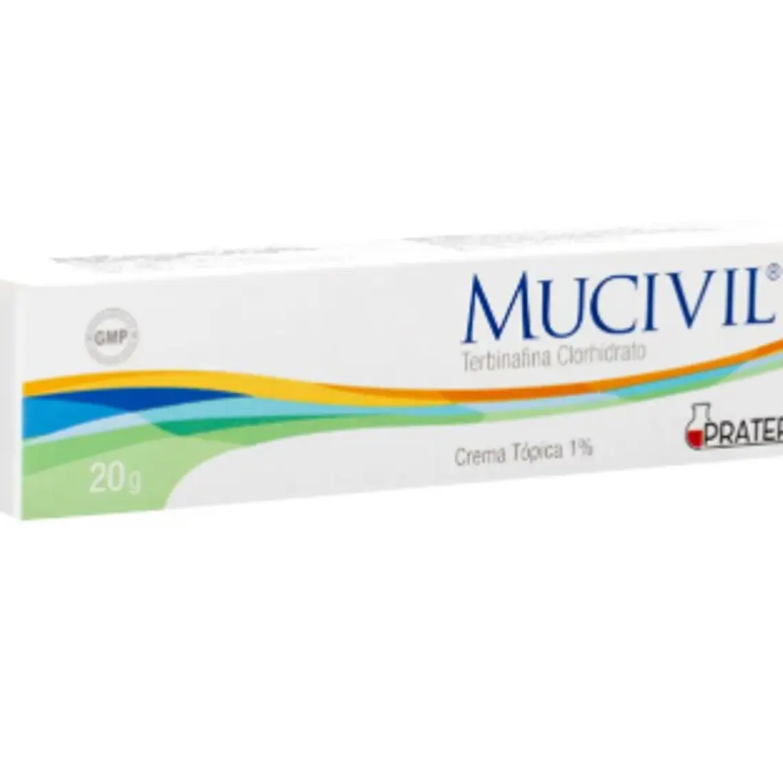 Mucivil Terbinafina Clorhidrato 1 % Crema tópica 20 g. 1