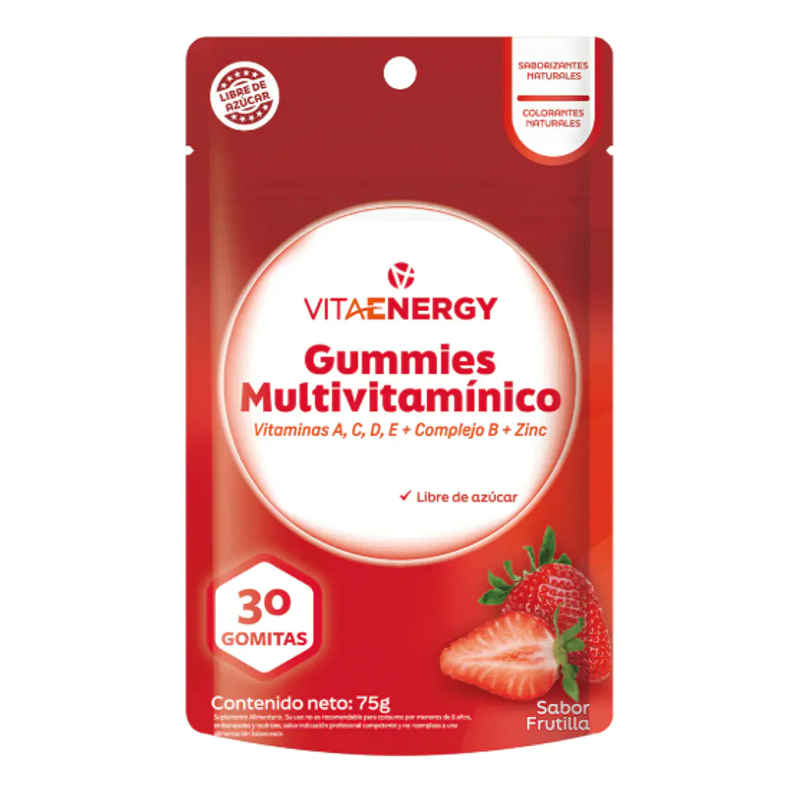 Multivitaminas  Gomitas por 30  unidades  Vitaenergy 1