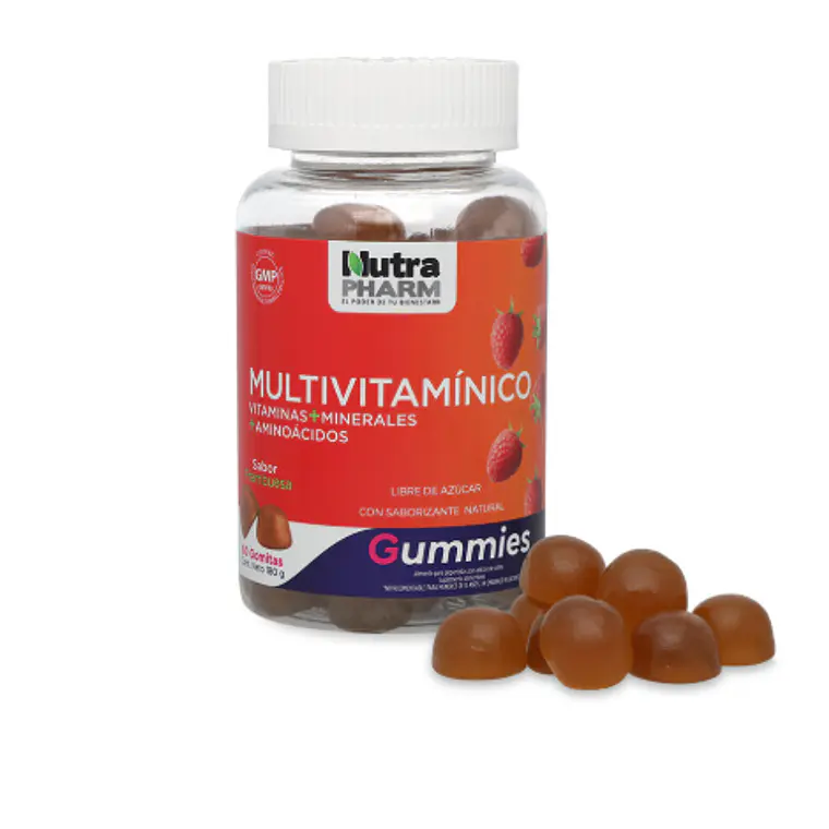 Multivitaminico Adultos 60 Gummies. Nutra Pharm 1
