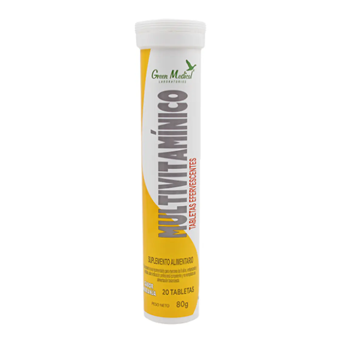 Multivitamínico 20 Tabletas efervescentes. Green Medical  1