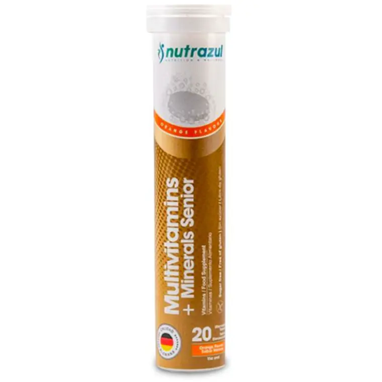 Multivitamins + Minerals Senior 20  Tabletas efervescentes. Nutrazul 1