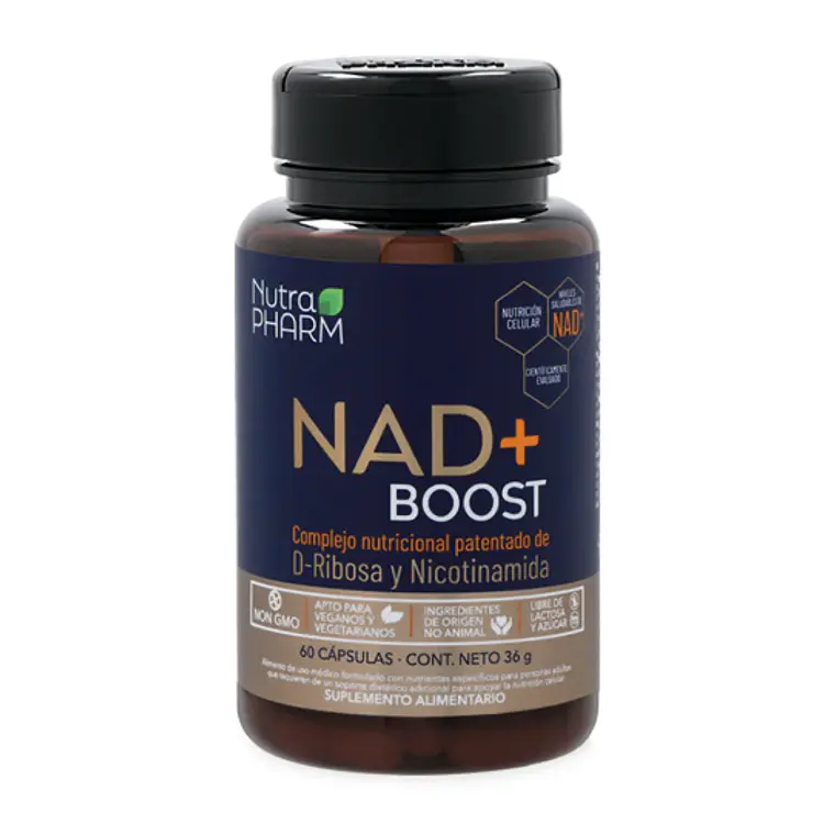 NAD+ BOOST Complejo nutricional 60 Cápsulas. 1