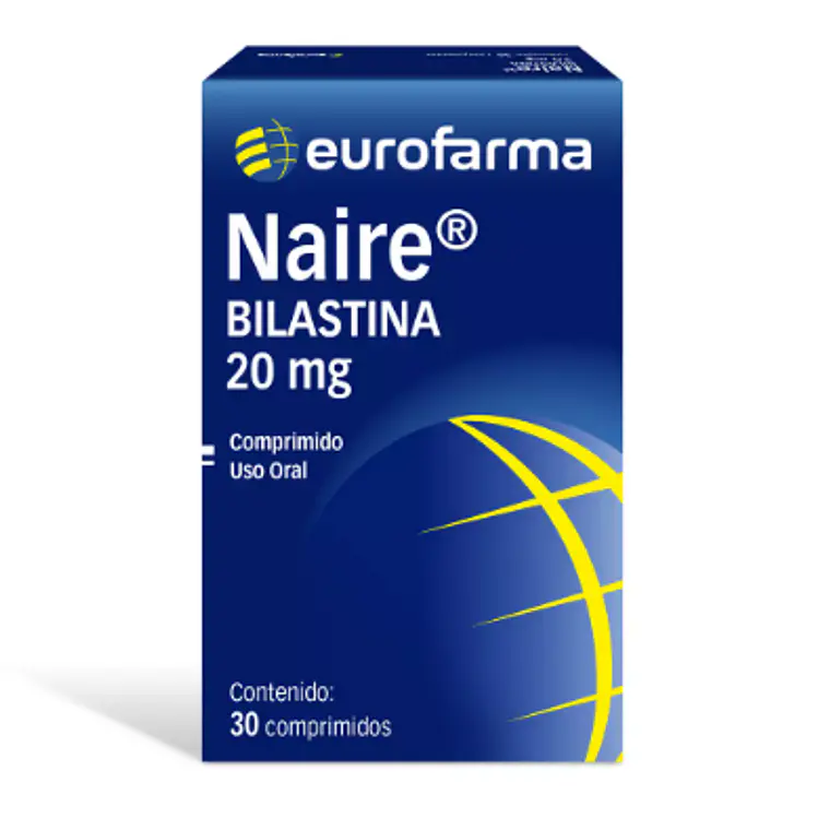 Naire 20 mg comprimidos por 30 (Bilastina) 1