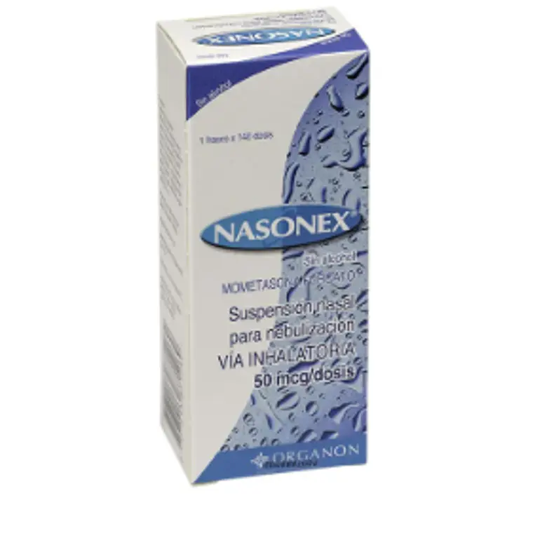 Nasonex Mometasona 50 mcg Suspensión nasal 140 Dosis. 1