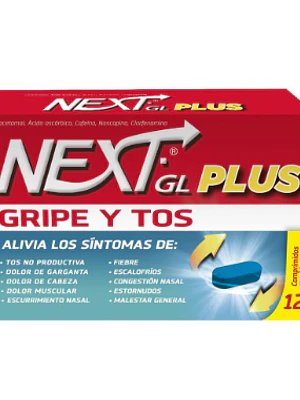 Next Gl Plus comprimidos por 12  unidades 