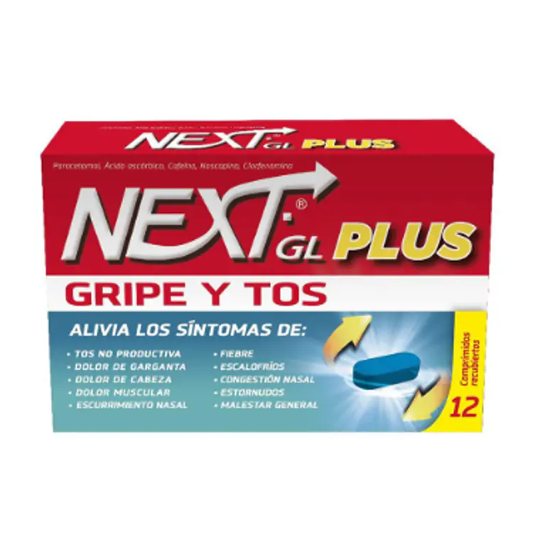 Next Gl Plus comprimidos por 12  unidades  1