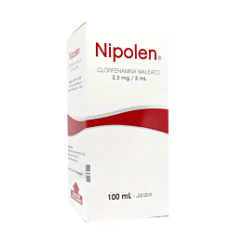Nipolen Clorfenamina 2,5 mg / 5 ml Jarabe 100 ml. 1