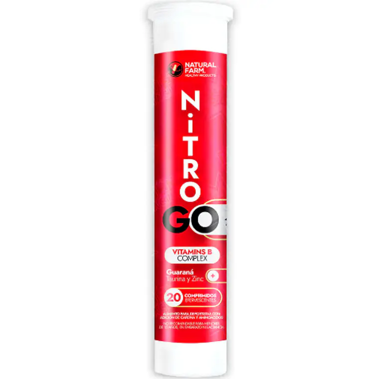 Nitro Go Com (Complejo B Con Taurina & Guarana) X 20 1