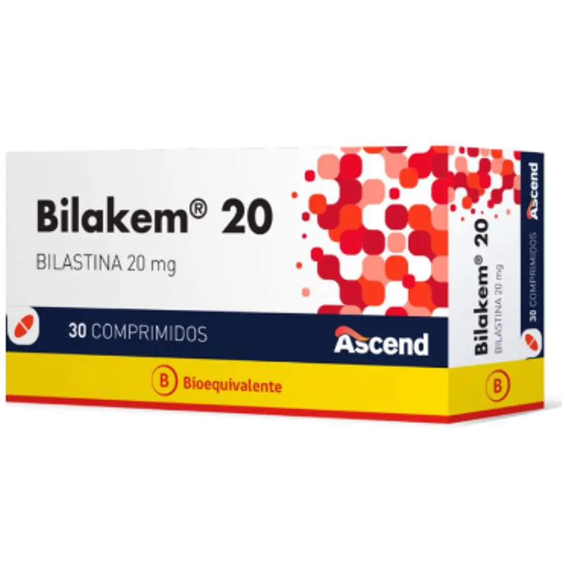 Bilakem (B) Bilastina 20 mg 30 Comprimidos. 1