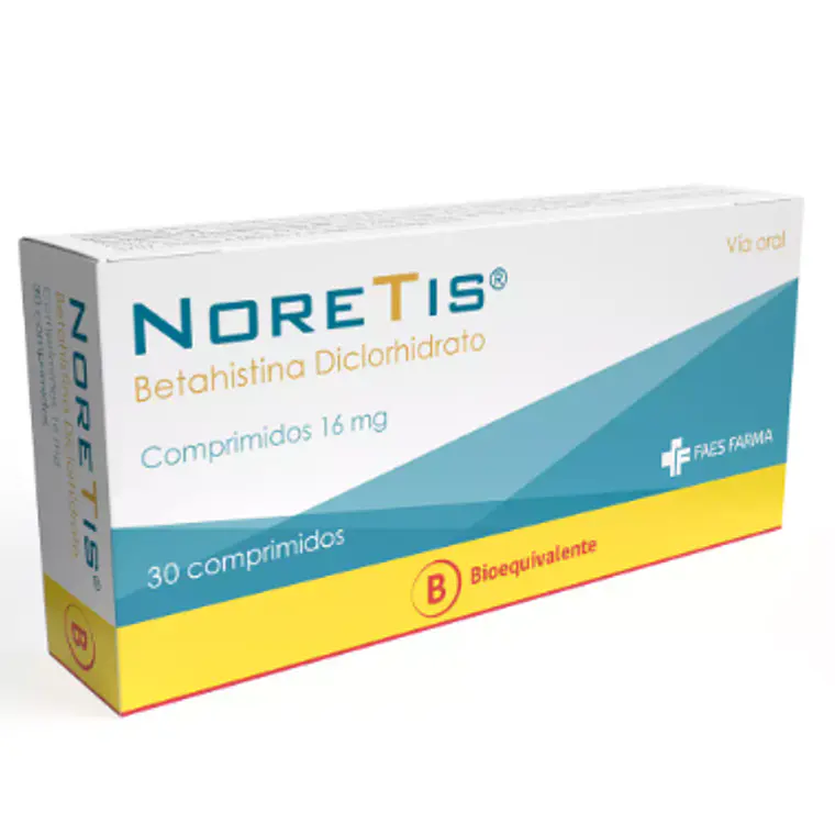 Noretis comprimidos 16 mg por 30 1