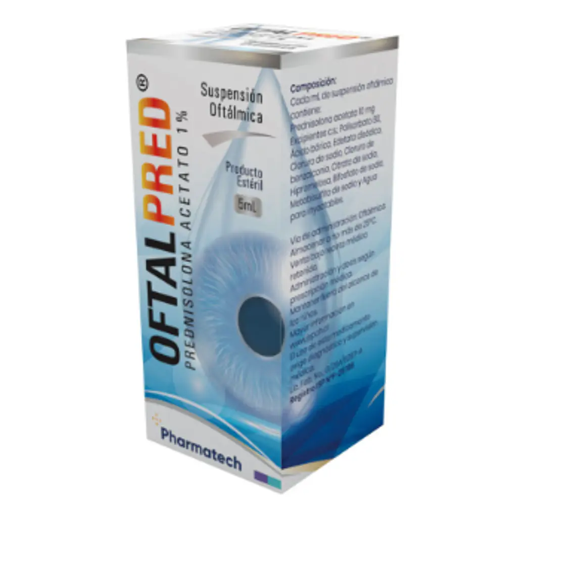 Oftalpred Sol Oft  1% por 5  ml Prednisolona 1