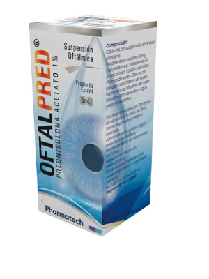 Oftalpred Sol Oft  1% por 5  ml Prednisolona