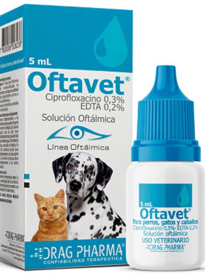 Oftavet Solución oftálmica 5 ml. Uso veterinario