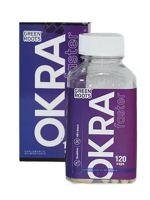 Okra faster 120 Cápsulas. Natural Farm