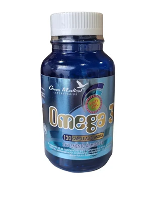 Omega 3 120 Cápsulas. Green Medical