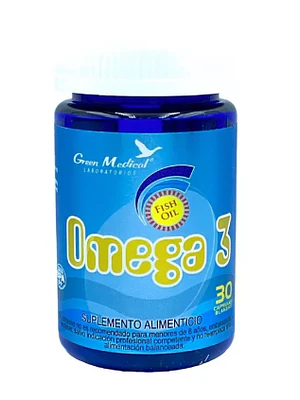 Omega 3  30 Cápsulas blandas. Green Medical
