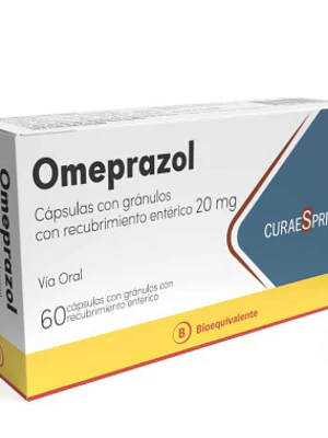Omeprazol Cap 20 mg por 60 Mdc