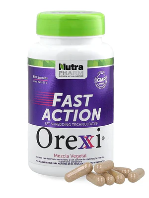 Orexxi Fast Action 60 Cápsulas. Nutra Pharm