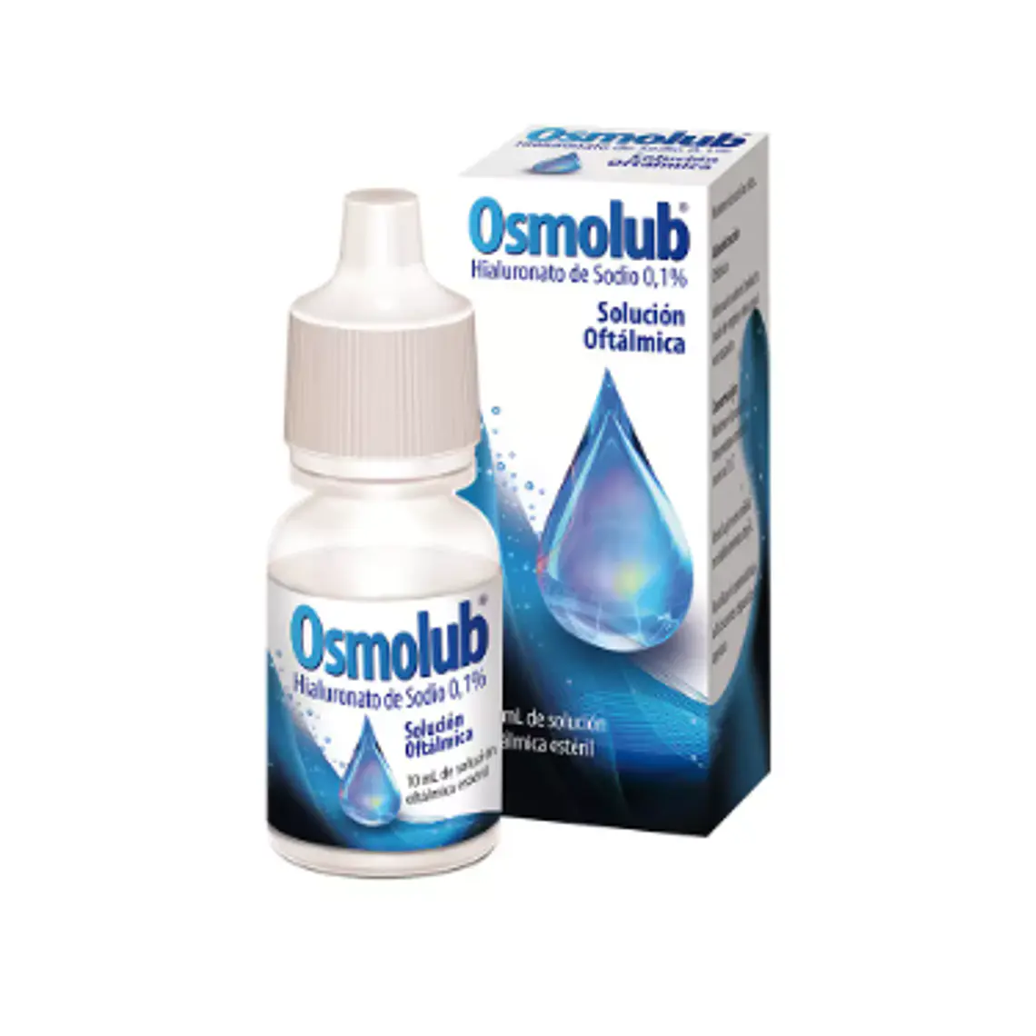 Osmolub Sol Oft 1% por 10  ml (Dm) 1