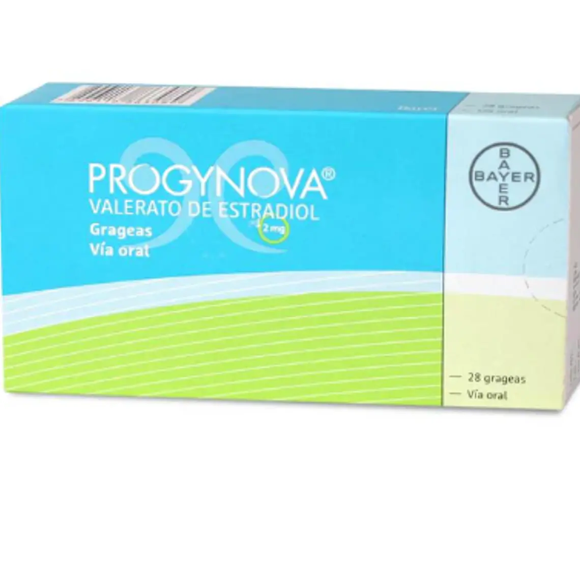 Progynova Valerato de estradiol 2 mg 28 Grageas. 1