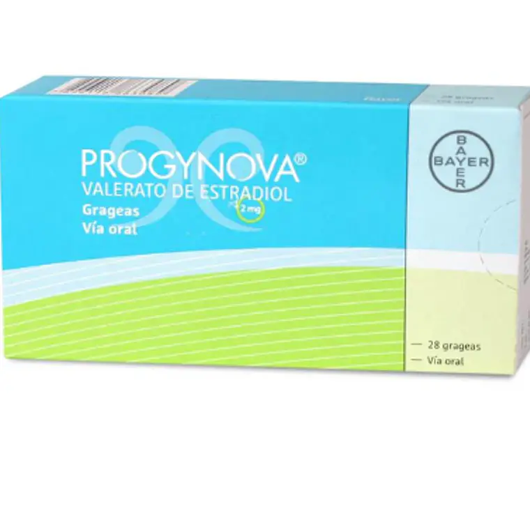 Progynova Valerato de estradiol 2 mg 28 Grageas. 1