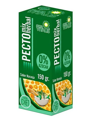Pecto Mix Herbal Sabor naranja 150 g. Aura Vitalis