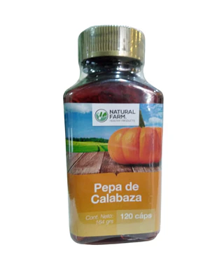 Pepa de Calabaza 30  Cápsulas. Natural Farm