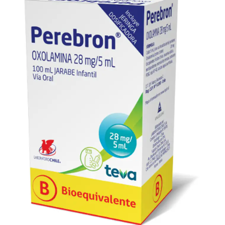 Perebron Oxolamina 28 mg / 5 ml Jarabe infantil  100 ml. 1