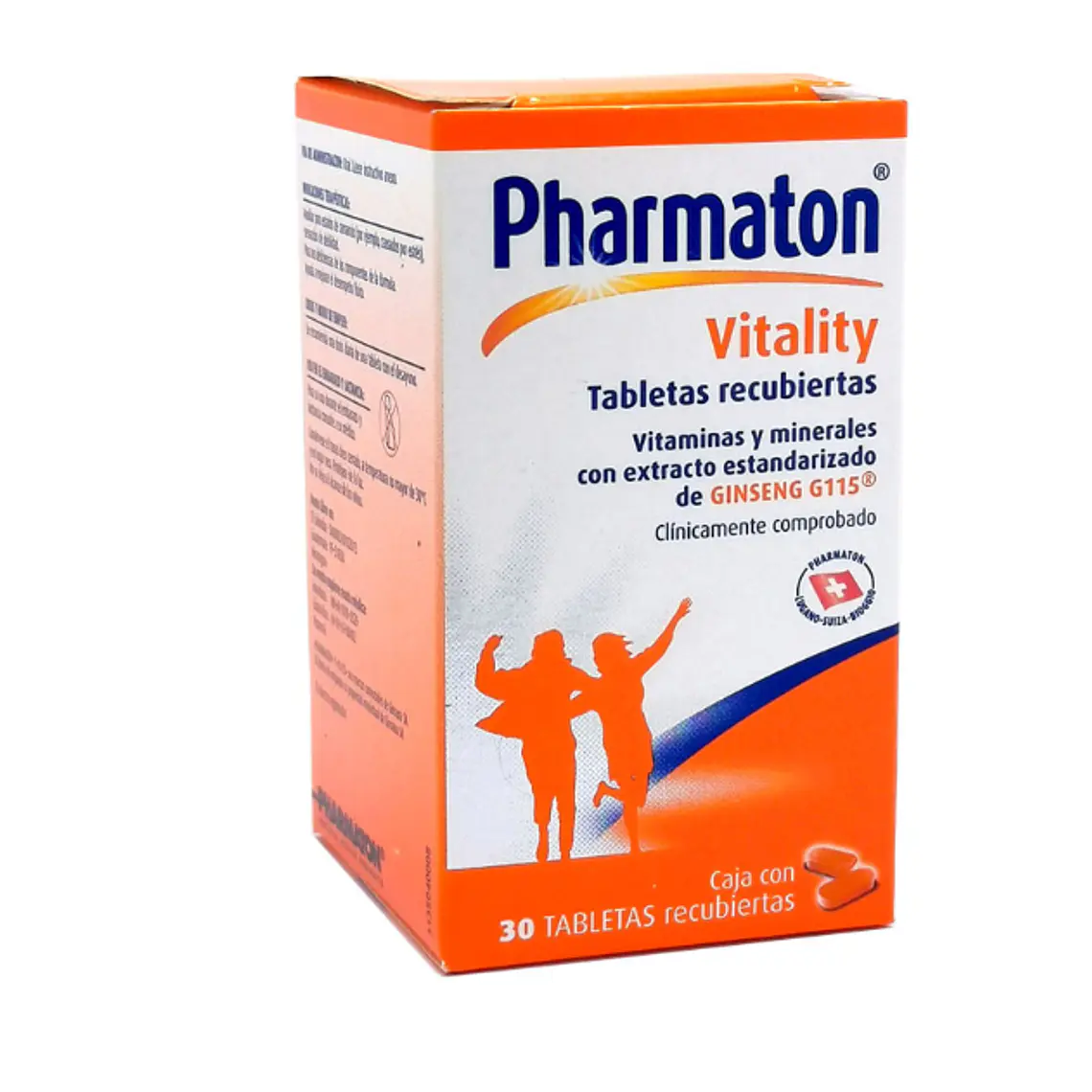 Pharmaton Vitality Multivitamínico 30 Tabletas recubiertas. 1