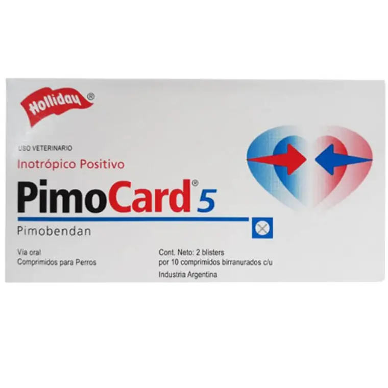 PimoCard 5 Pimobendan 20 Comprimidos. Uso veterinario 1