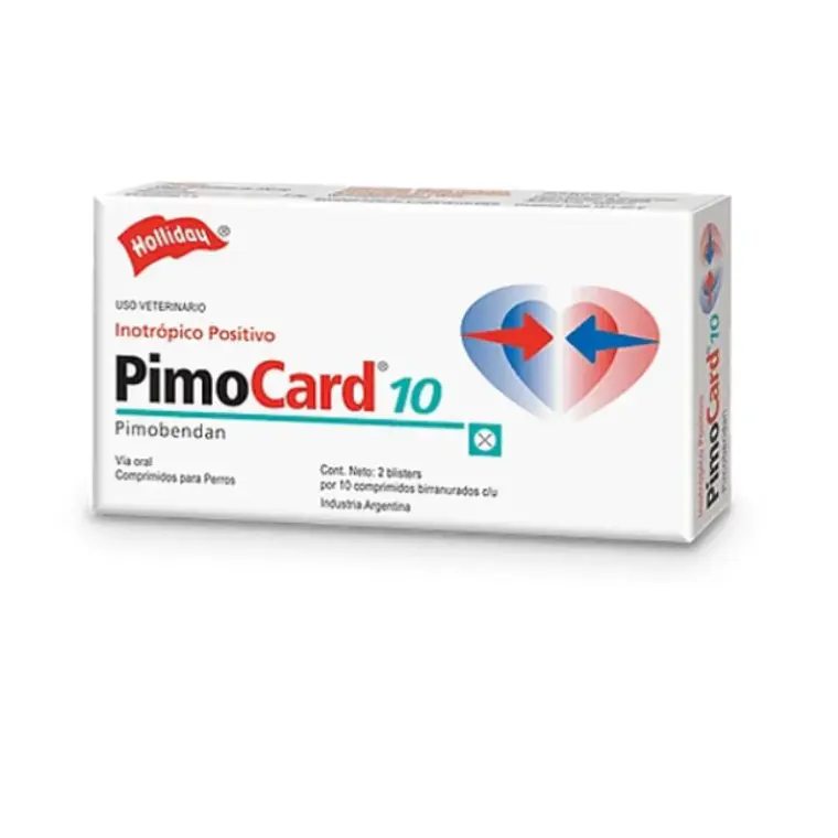 PimoCard 10 Pimobendan 20 Comprimidos. Uso veterinario 1