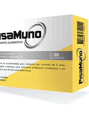 Pisamuno Probiótico 30 Cápsulas.