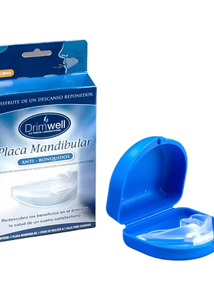 Anti-Ronquidos Placa mandibular. Drimwell