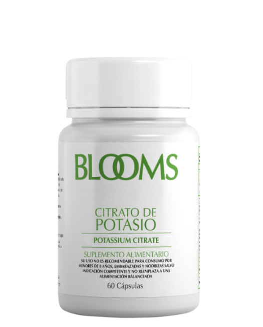 Citrato de Potasio 60 Cápsulas. Blooms