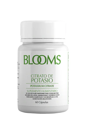 Citrato de Potasio 60 Cápsulas. Blooms