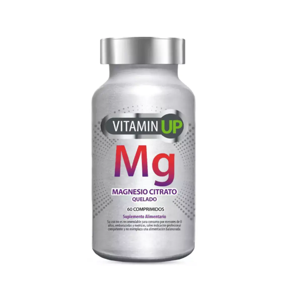 Vitamin Up Magnesio Citrato Quelado 60 Comprimidos. 1