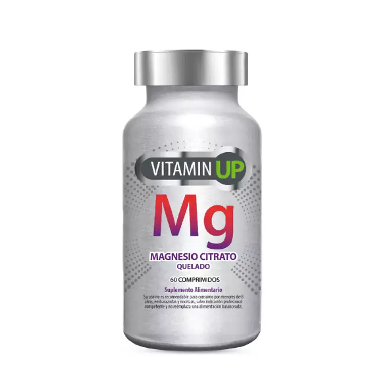 Vitamin Up Magnesio Citrato Quelado 60 Comprimidos. 1