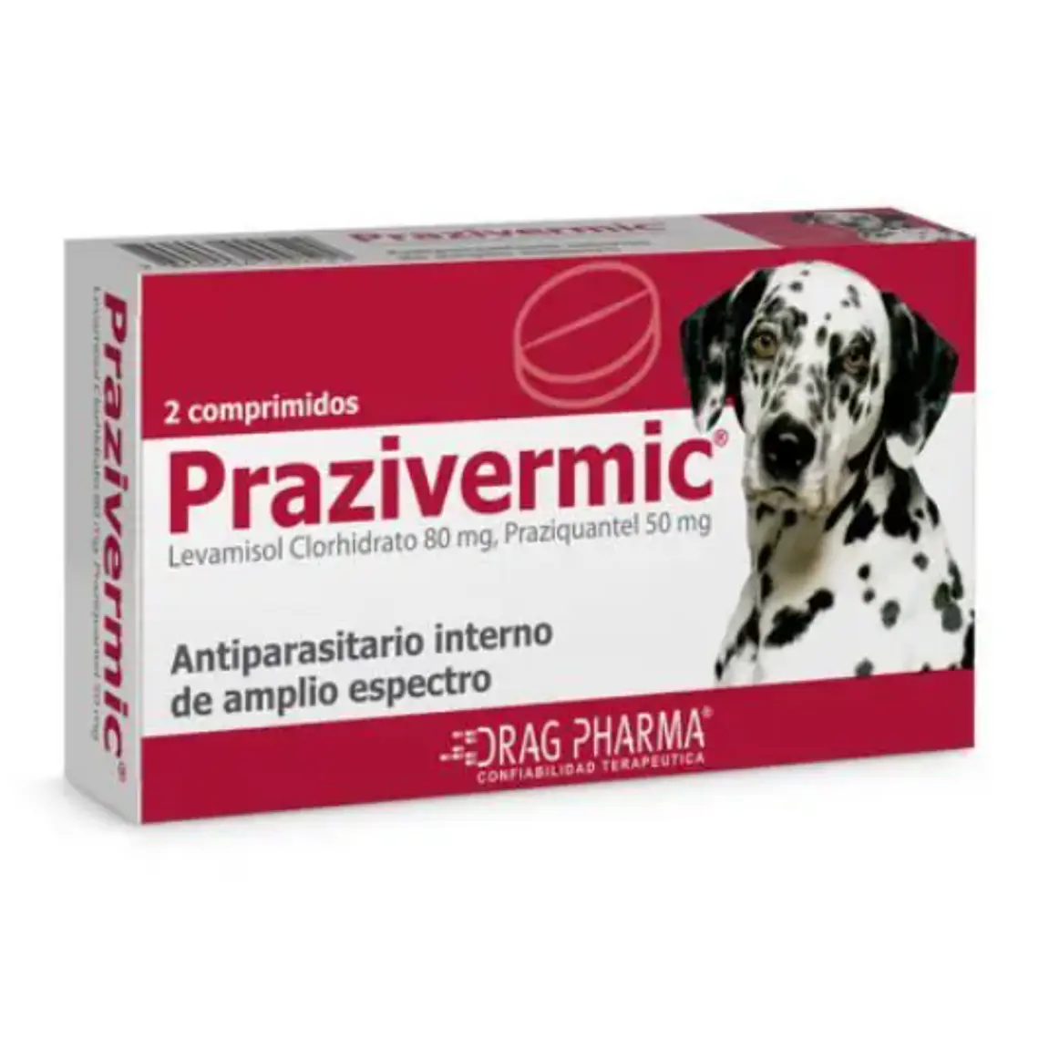 Prazivermic Antiparasitario de amplio espectro 2 Comprimidos. Uso veterinario 1