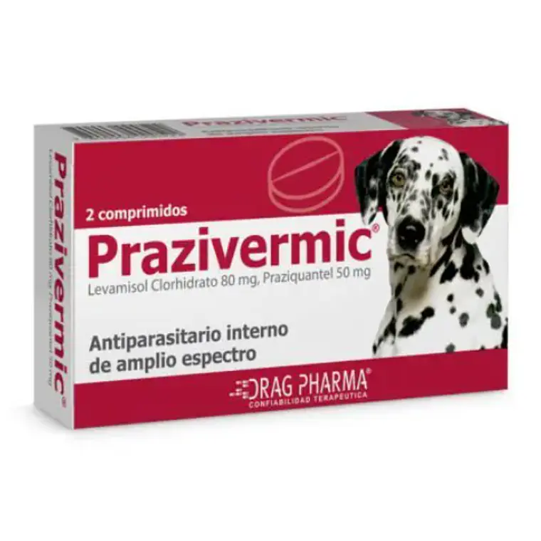 Prazivermic Antiparasitario de amplio espectro 2 Comprimidos. Uso veterinario 1