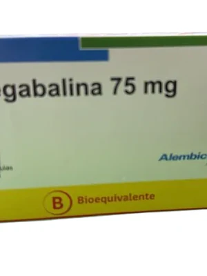 Pregabalina (B) 75 mg 30 Cápsulas. Alembic 