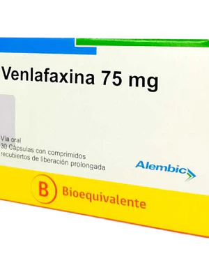 Venlafaxina (B) 75 mg 30 Cápsulas. Alembic 