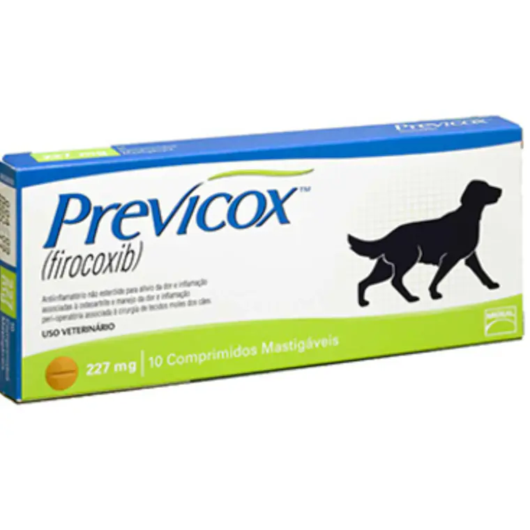 Previcox Firocoxib 227 mg 10 Comprimidos. Uso veterinario 1
