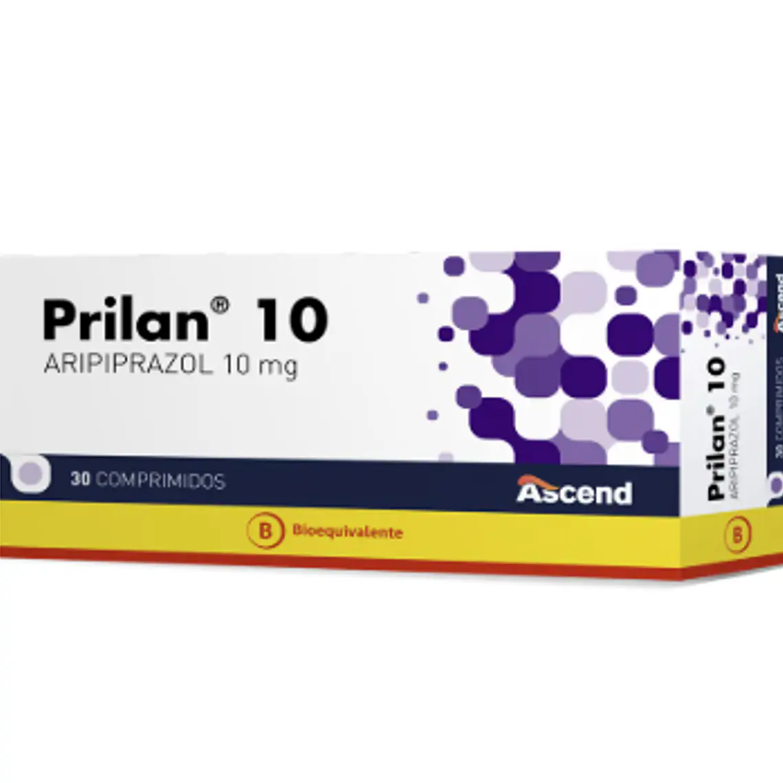 Prilan (B) Aripripazol 10 mg 30 Comprimidos. 1